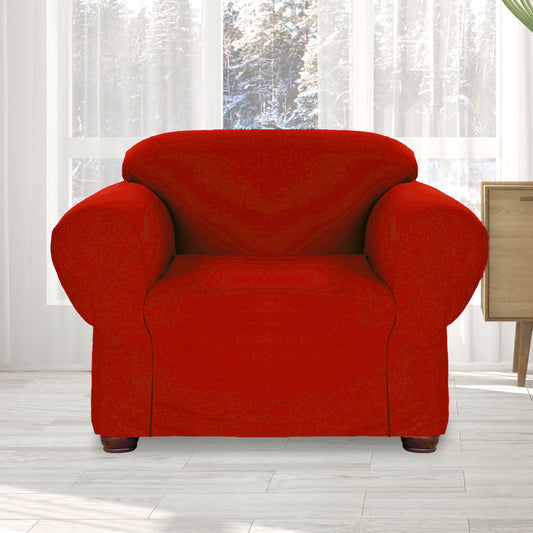 Jersey Slip Cover - Chair - Red