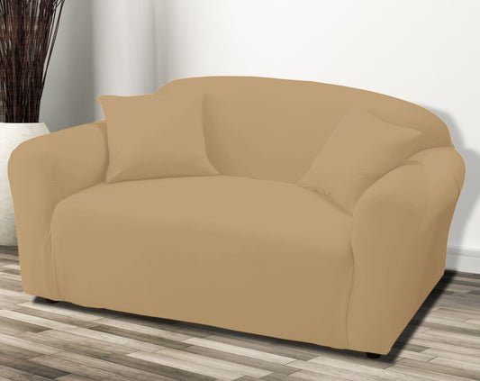Jersey Slip Cover - Love Seat - Linen