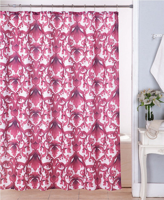 Ariel - 70"x70" Shower Curtain - Burgundy