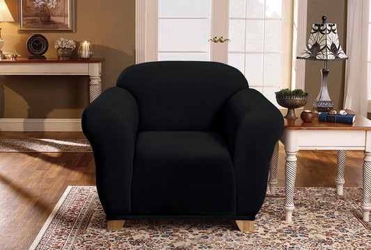 Milan Slipcover Chair - Black