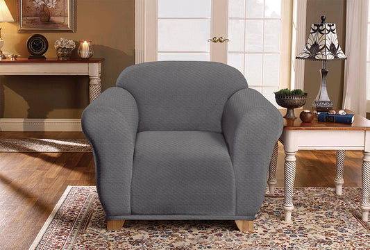 Milan Slipcover Chair- Grey