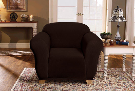 Milan Slipcover Chair - Chocolate
