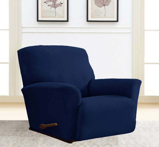 Milan Recliner Slipcover - Blue