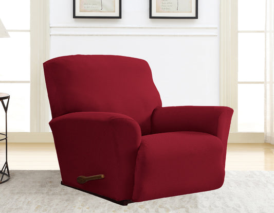 Milan Recliner Slipcover - Burgundy