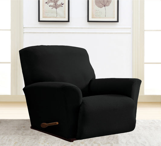 Milan Recliner Slipcover - Black