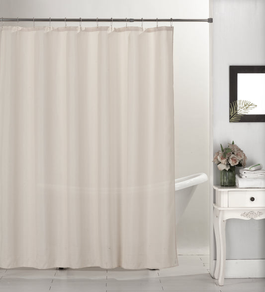 Emerson - 13pc Canvas Shower Curtain Set - Beige