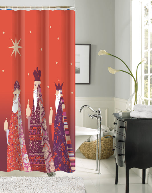 3 Kings - 70"x70" Polyester Shower Curtain