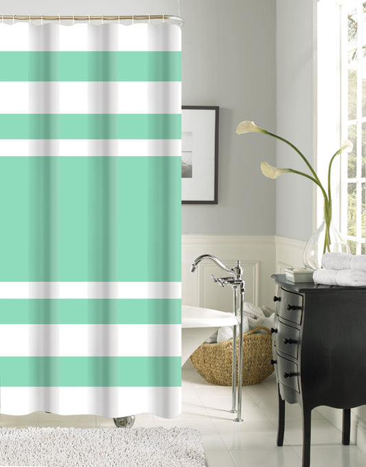 Dixie - 70"x70" Printed Canvas Shower Curtain