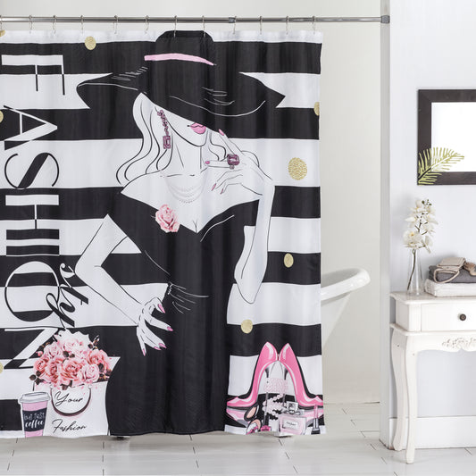 Elegant Woman - 70"x70" Polyester Shower Curtain
