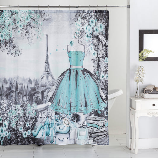 Floral Fashion - 70"x70" Polyester Shower Curtain