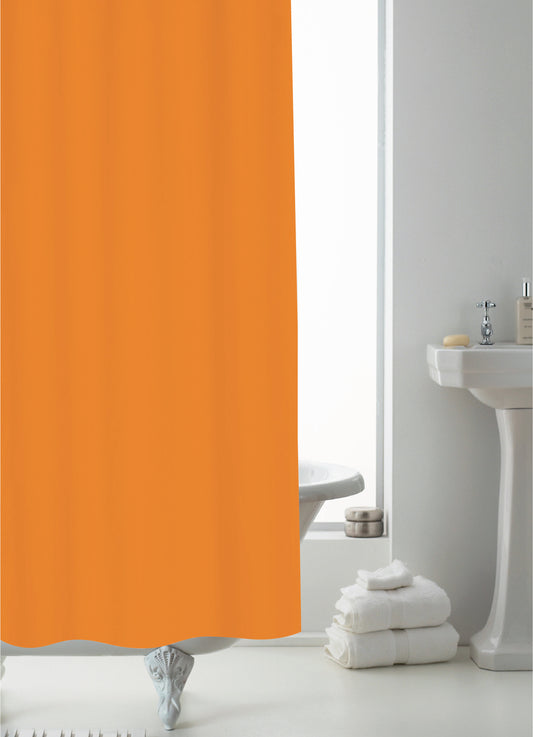 PEVA Shower Liner Lite (0.070mm) - Neon Orange