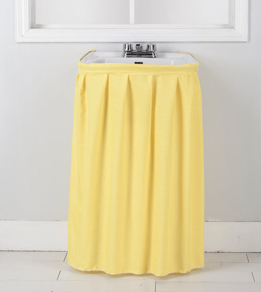 Emerson Solid Sink Skirt - Yellow