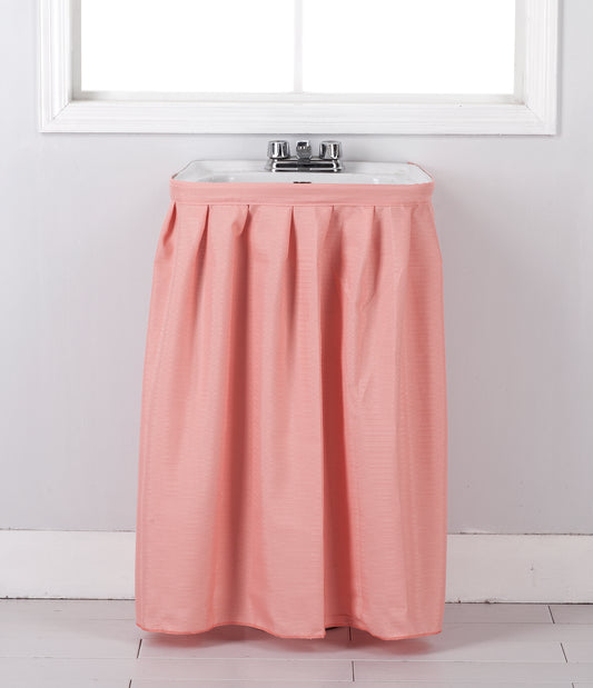Emerson Solid Sink Skirt - Rose