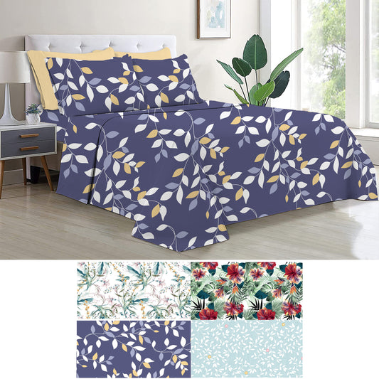 Luxury King - 6pc Printed Sheet Set - Assortment C