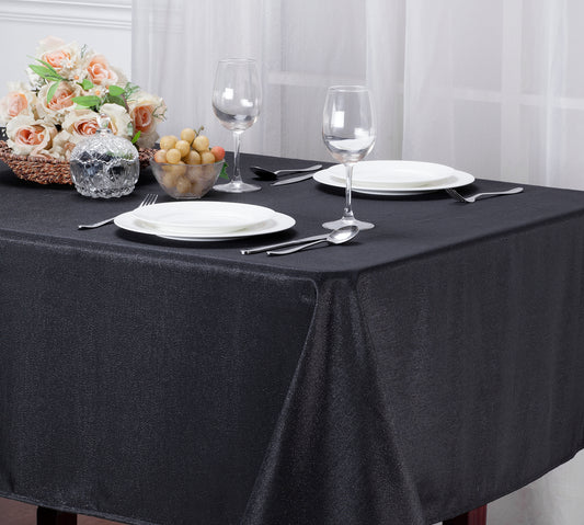 Glitter Tablecloth - Black