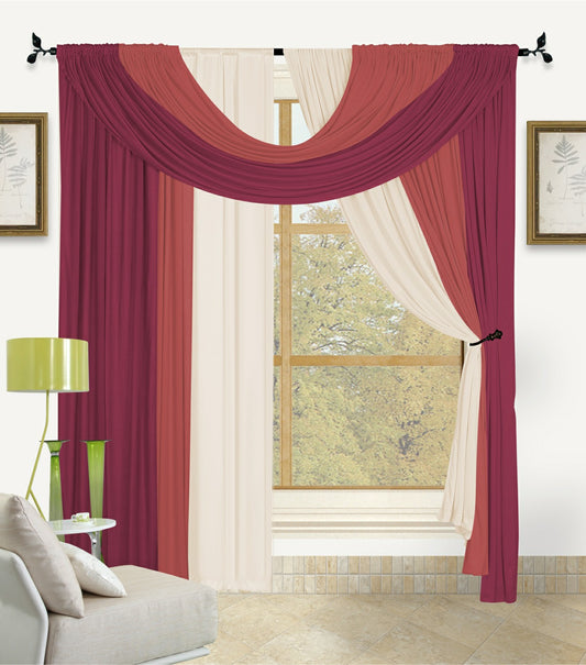 Bella - Window in a Bag Set - Burgundy
