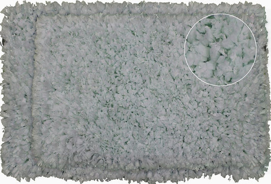 Vera Chindi 2pc Solid Bath Mat Set - 17x24 & 20x32 - Blue