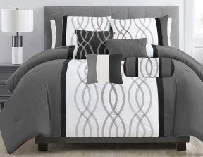 Lauren 7pc Comforter Set - King