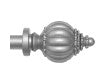 Liam 48"-84" Curtain Rod - Silver