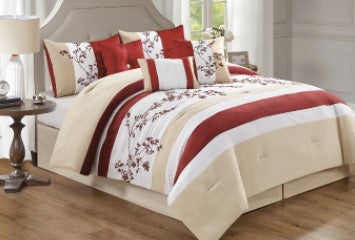 Magda - 7pc Comforter Set - Queen