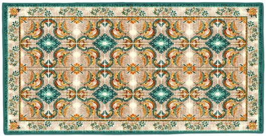 Mesquita - 3'x5' Printed Area Rug - Green