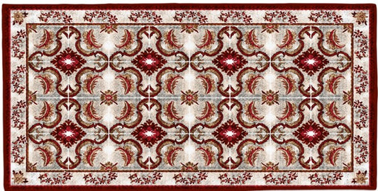 Mesquita - 3'x5' Printed Area Rug - Red