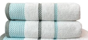 Nile - 16"x28" Lined Border Hand Towel
