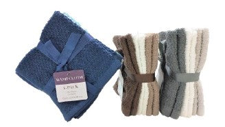 Popcorn 12"x12" Wash Cloth - 6 Pack