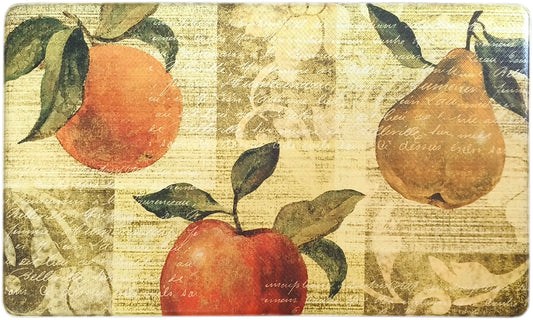 Autumn Fruits - Anti-fatigue PVC Mat 18"x30" - Rectangle Shape