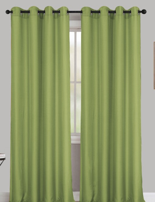 Stefanie - 54"x90" Grommet Curtain Panel - Sage