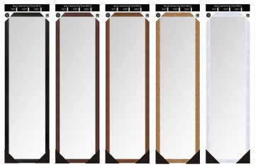 Wood - 12"x48" Over the Door Mirror