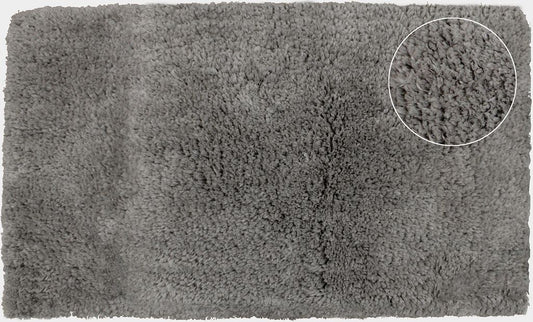 Denali Microfiber Lurex Bath Mat 20x32 - Silver