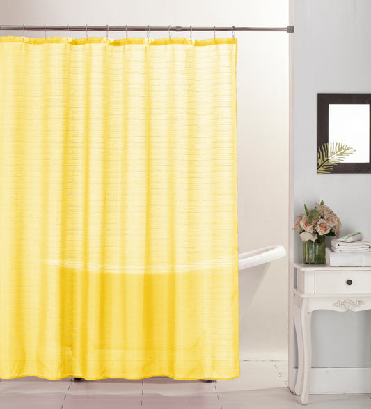 Emerson - 70"x70" Canvas Shower Curtain - Yellow
